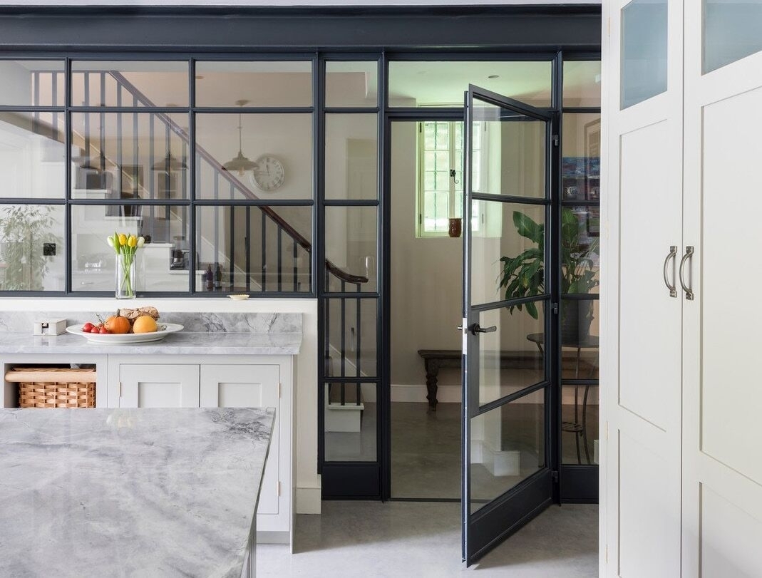 aluminium door double glazing
