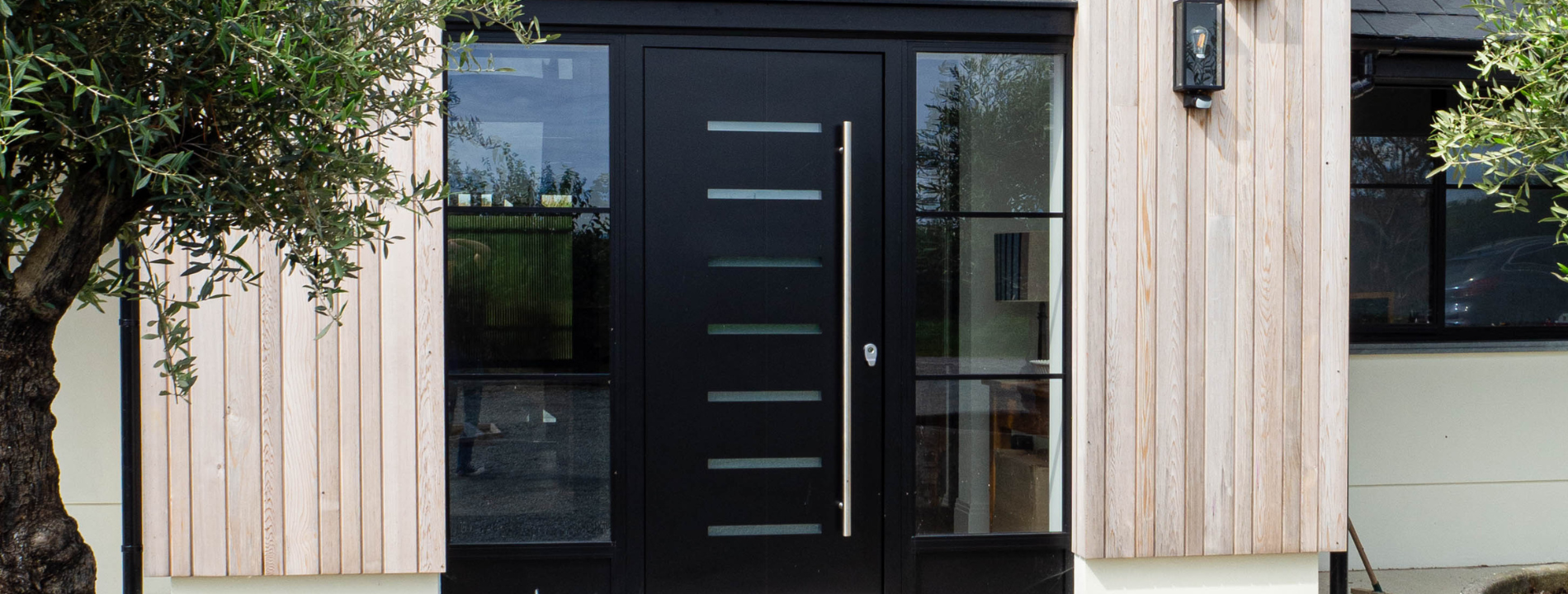 secure aluminium door