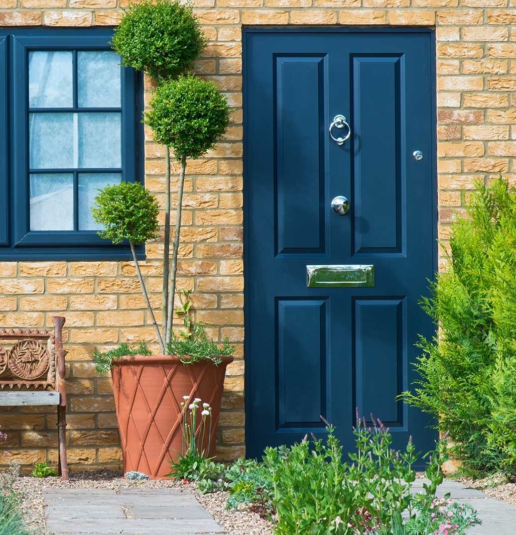 Wooden Front Door With Hardware